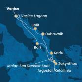 Italy, Greece, Croatia