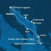 Italy, Greece, Montenegro, Croatia