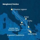 Italy, Montenegro, Greece