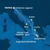 Italy, Montenegro, Greece