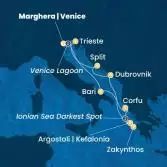 Italy, Greece, Croatia