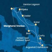 Italy, Greece, Montenegro