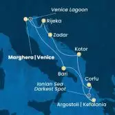 Italy, Greece, Montenegro