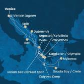 Italy, Croatia, Greece