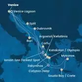 Italy, Greece, Croatia