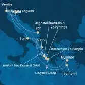 Italy, Greece, Montenegro