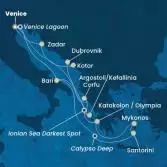 Italy, Greece, Croatia, Montenegro