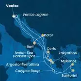 Italy, Greece, Montenegro