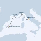 Balearic Islands, Spain, France, Italy
