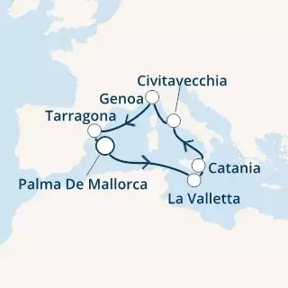 Balearic Islands, Malta, Italy, Spain
