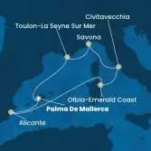 Balearic Islands, Spain, Italy, France