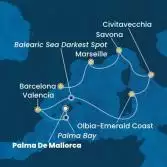 Balearic Islands, Spain, Italy, France