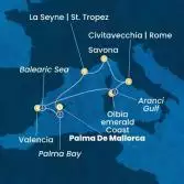Balearic Islands, Spain, Italy, France