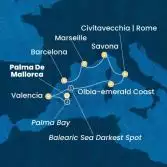 Balearic Islands, Spain, Italy, France