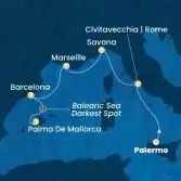 Italy, France, Spain, Balearic Islands