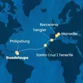 Antilles, Canary Islands, Morocco, Spain, France