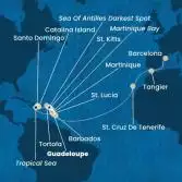 Antilles, Virgin Islands, Dominican Republic, Canary Islands, Morocco, Spain