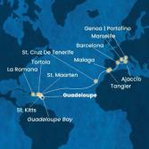 Antilles, Virgin Islands, Dominican Republic, Canary Islands, Morocco, Spain, Corsica (France), Italy, France