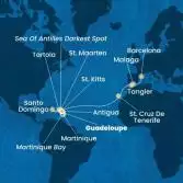 Antilles, Virgin Islands, Canary Islands, Morocco, Spain