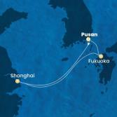 South Korea, China, Japan