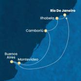 Brazil, Argentina, Uruguay