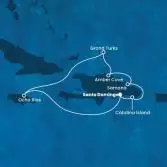 Jamaica, Turks Islands, Dominican Republic