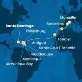 Antilles, Canary Islands, Morocco, Spain, France