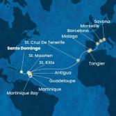 Antilles, Canary Islands, Morocco, Spain, France, Italy