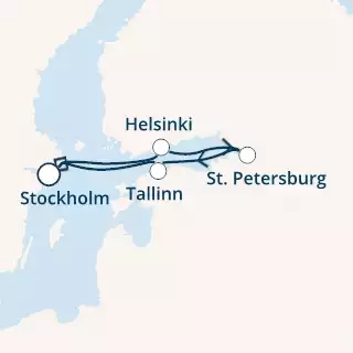 Sweden, Finland, Russia, Estonia