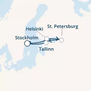 Sweden, Finland, Russia, Estonia