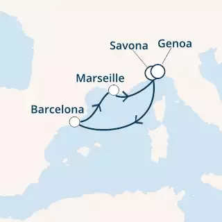 Italy, Spain, France