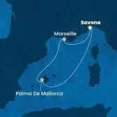 Italy, Balearic Islands, France