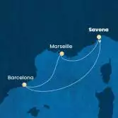 Italy, Spain, France