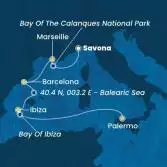 Italy, France, Spain, Balearic Islands