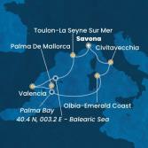 Italy, France, Spain, Balearic Islands