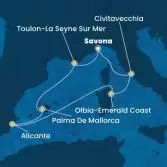 Italy, France, Balearic Islands, Spain