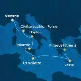 Italy, Malta, Greece