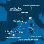 Italy, Spain, Balearic Islands, France
