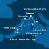 Italy, France, Balearic Islands, Spain