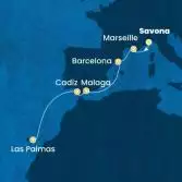 Italy, France, Spain, Canary Islands