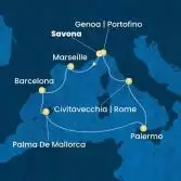 Italy, France, Spain, Balearic Islands