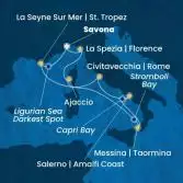 Italy, Corsica (France), France