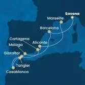 Italy, Spain, Morocco, Gibraltar, France