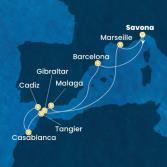 Italy, Spain, Gibraltar, Morocco, France