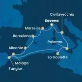 Italy, France, Spain, Morocco