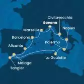 Italy, France, Spain, Morocco