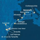 Italy, Spain, Morocco, Canary Islands, Madeira 