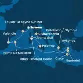 Italy, France, Spain, Balearic Islands, Greece