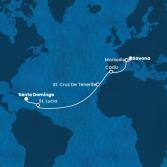 Italy, France, Spain, Canary Islands, Antilles