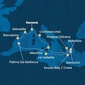 Italy, France, Spain, Balearic Islands, Malta, Greece